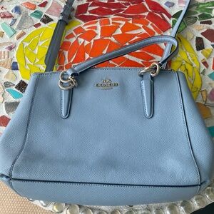 Coach bag with wristlet